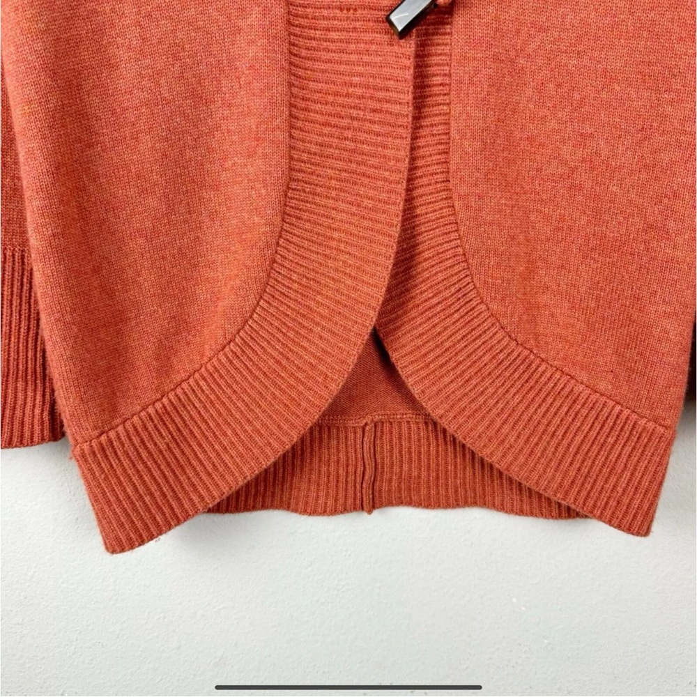 Brunello Cucinelli Rust Open Cardigan - Picture 4 of 10